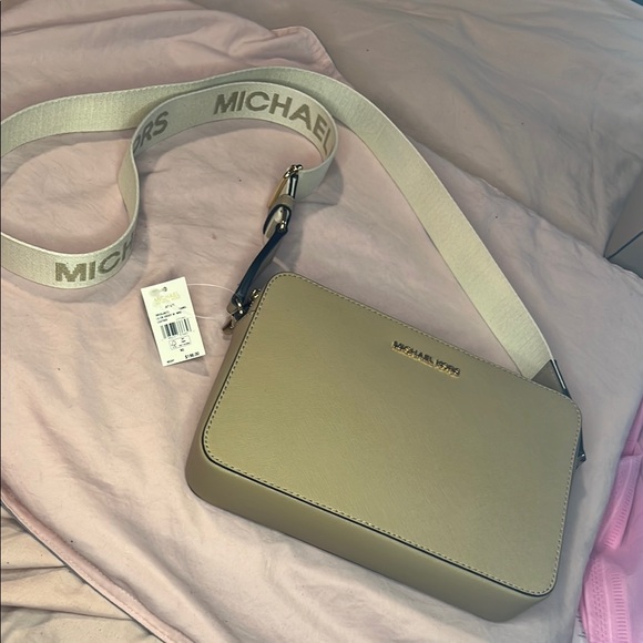 Michael Kors Beige Crossbody Bag - Picture 1 of 9